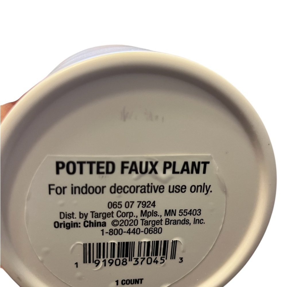 TARGET 10” POTTED FAUX PLANT - Picture 2 of 2